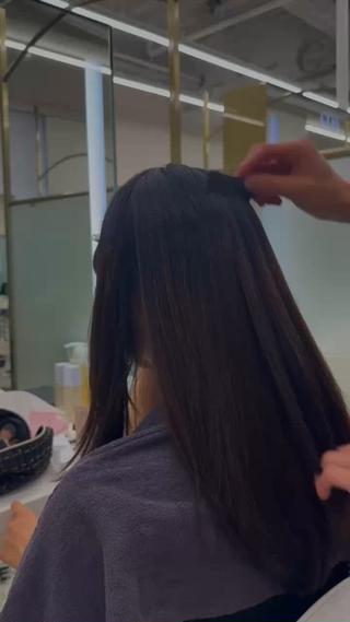 セミロング 濱田 剛志のヘアスタイル