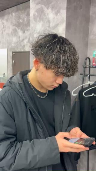 パーマ メンズ メンズ特化美容師 yuuriのヘアスタイル