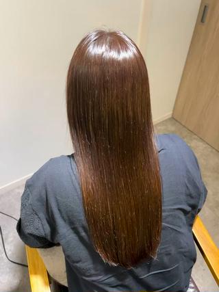 カラー パーマ 堀越 エリのヘアスタイル