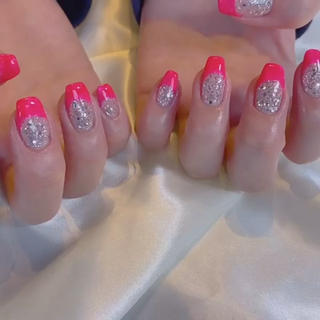ギラギラ️韓国ネイル