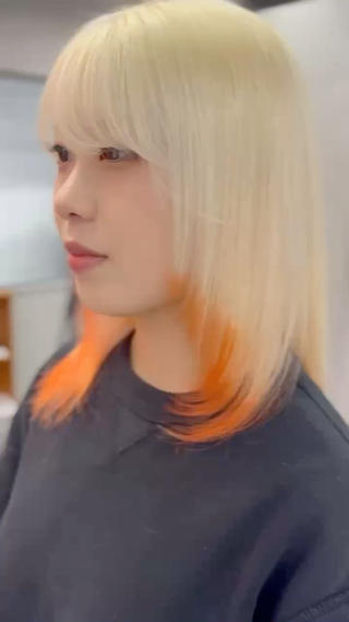 カラー Hz/ヘルツ SHIHOのヘアスタイル