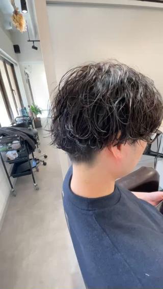 ショート パーマ メンズ 川崎メンズパーマ特化 根本涼太のヘアスタイル