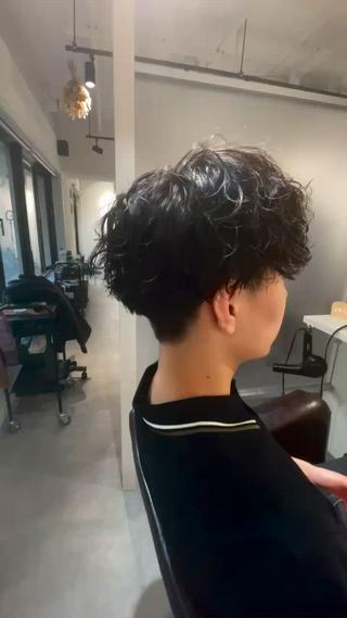 ショート パーマ メンズ 川崎メンズパーマ特化 根本涼太のヘアスタイル