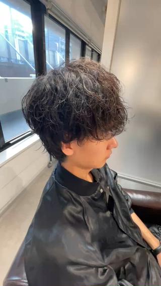 ショート パーマ メンズ 川崎メンズパーマ特化 根本涼太のヘアスタイル