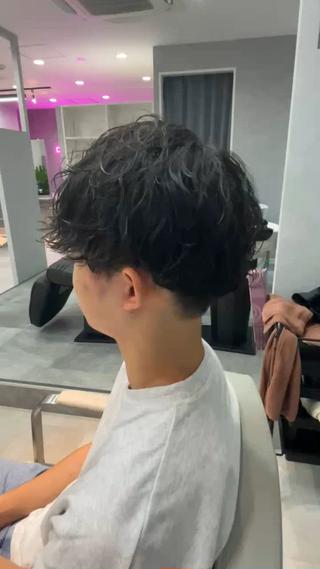 ショート パーマ メンズ 川崎メンズパーマ特化 根本涼太のヘアスタイル