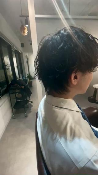 ショート パーマ メンズ 川崎メンズパーマ特化 根本涼太のヘアスタイル