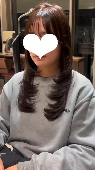 人気のレイヤーカット
高めに入れる事でワンカールでも可愛く
#レイヤーカット #ハイレイヤー #ワンカール