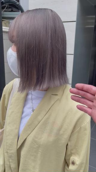 ショート カラー ヘアアレンジ 早瀬裕之 パーマのヘアスタイル