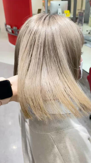 ミディアム カラー 髪質改善/大阪守口市 🐣Ria‪🐣のヘアスタイル