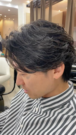 冬にオススメフェザーパーマ