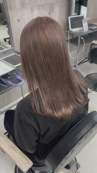 セミロング カラー 【毎朝セット3分】 メンズパーマ　真人のヘアスタイル
