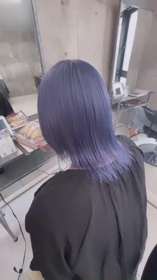 セミロング カラー 【毎朝セット3分】 メンズパーマ　真人のヘアスタイル