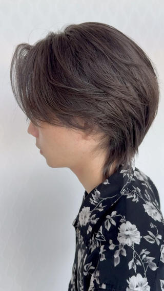 カラー メンズ 小林 遥希のヘアスタイル