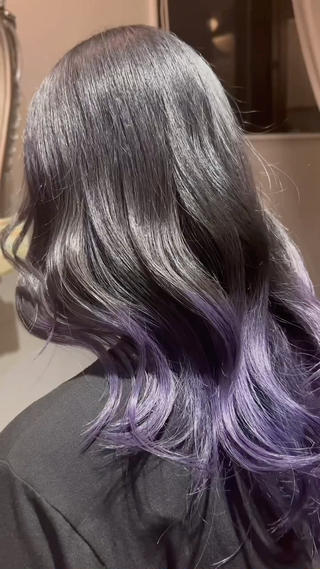 ロング カラー 小林 遥希のヘアスタイル