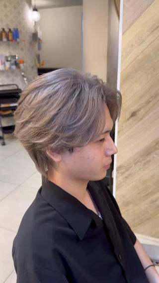 カラー メンズ 小林 遥希のヘアスタイル