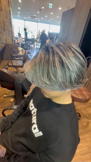 ショート カラー メンズ メンズバレイヤージュ 井上辰則のヘアスタイル