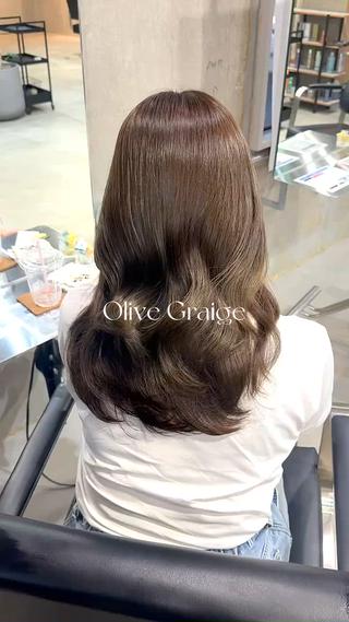 カラー 本場韓国ヘア特化 아이비/Aibiのヘアスタイル