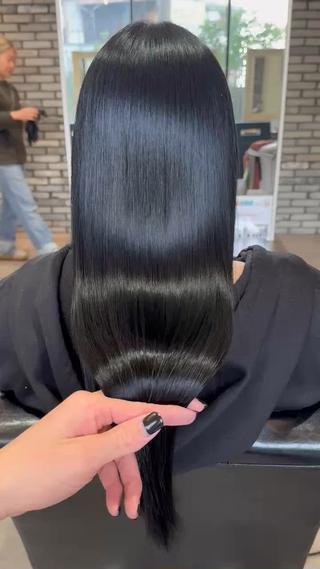 ロング カラー Uni.所属・地毛風ストレート/ 髪質改善/榎本流行のヘアスタイル