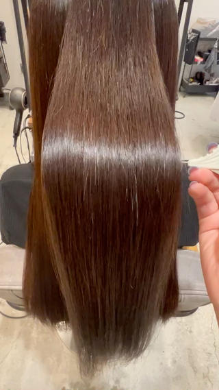 ロング カラー 🪽ラベンダーカラー 暗髪透明感🪽レイナのヘアスタイル