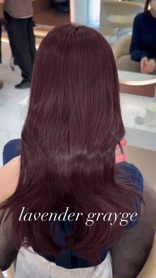 ロング カラー レイヤー/ブリなしW 美玖のヘアスタイル