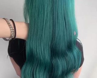 ターコイズグリーン
ブリーチ1回~