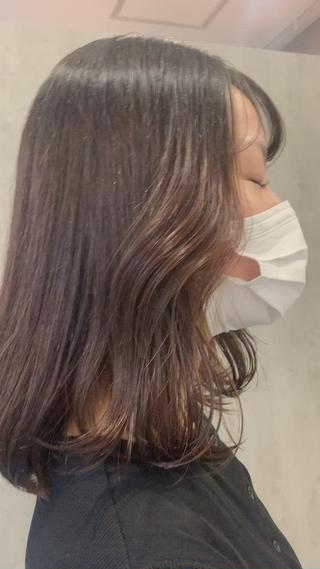 ミディアム ボブ 西宮北口/みなみのヘアスタイル
