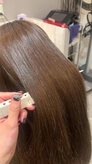 ロング カラー ボブ 西宮北口/みなみのヘアスタイル