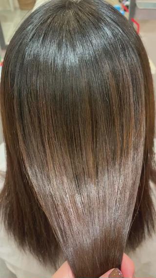 ミディアム ボブ 西宮北口/みなみのヘアスタイル