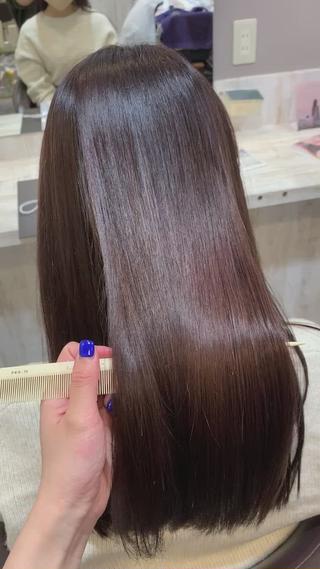 ロング ボブ 西宮北口/みなみのヘアスタイル