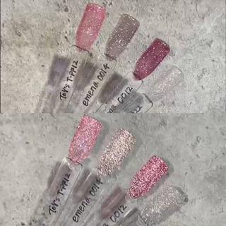 ︎カラー紹介︎

春におすすめのピンク系フラッシュたち
とってもかわいいのでぜひお試しください！ 