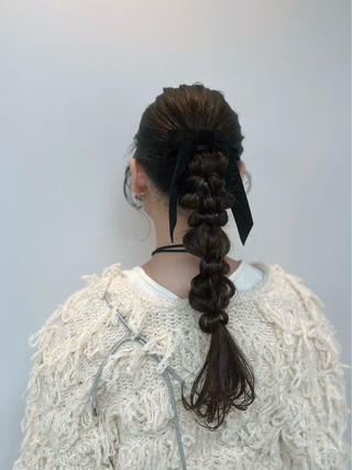 ロング 🌟天王寺ヘアセット 🥑アレンジ師🌟のヘアスタイル