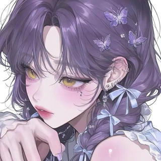 ロング カラー EGO所属・ウルフ、ブリーチ 🐺矢島タツキ🐺のヘアスタイル