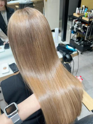 ブリーチをしてもこの艶️ 