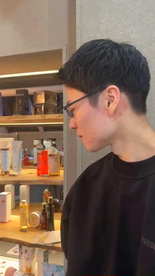 ショート カラー パーマ メンズ 朝楽メンズパーマ 🥇メンズカット吉田のヘアスタイル