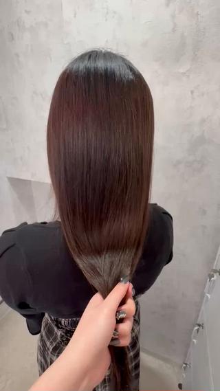 うる艶カラー/韓国風 折戸光希のヘアスタイル