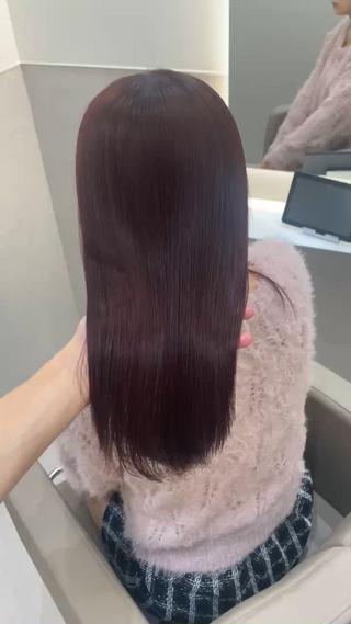 セミロング 韓国🇰🇷レイヤー 似合わせ顔まわりのヘアスタイル