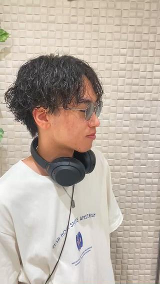 波巻きパーマで簡単にセットできます！ 