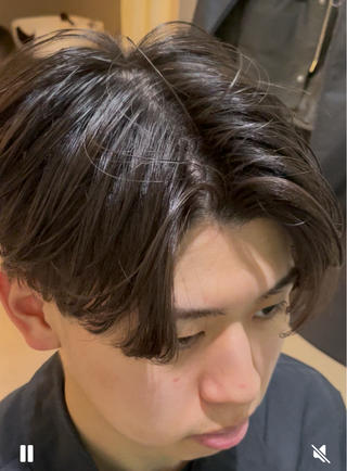 ショート パーマ メンズ 骨格整形カット/ ショート✂️堀夢哉のヘアスタイル