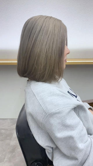 ミディアム カラー 山﨑 大暉【ダブルカラー】のヘアスタイル