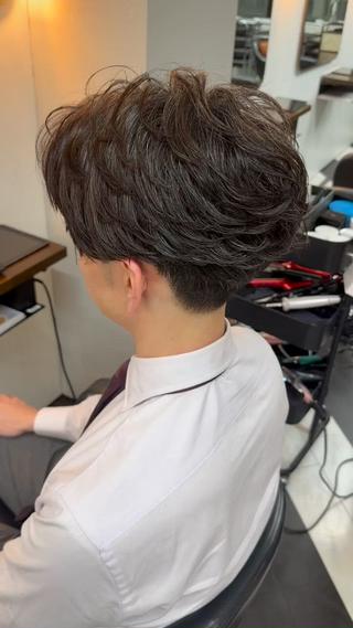 メンズ うる艶カラー✨/ nanako🤎のヘアスタイル