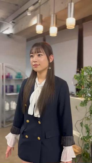 ロング 桂 奈穂のヘアスタイル