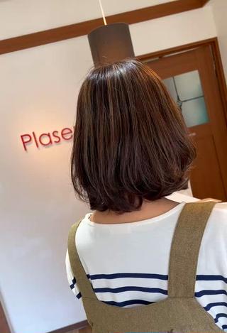 ミディアム 髪質改善✨酸性ストレ ート特化店Youjiのヘアスタイル