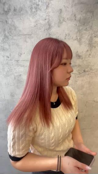 ロング apollo yokohama所属・レイヤーカット/ ハイトーン/ミノリのヘアスタイル