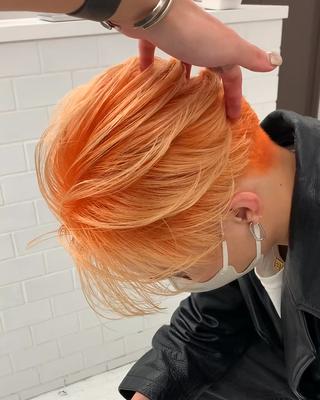 ショート カラー 似合わせハイトーン ヒロトのヘアスタイル