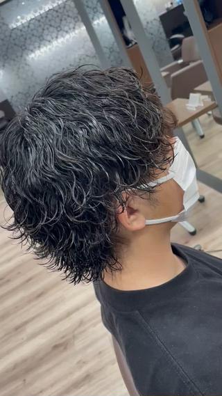 ウルフ×パーマ 