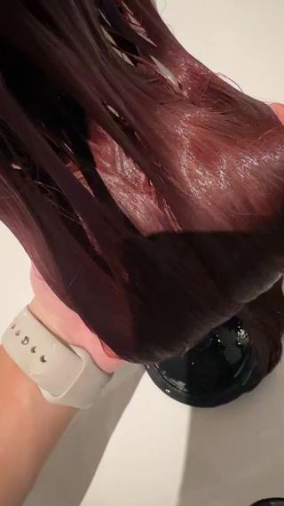 ロング カラー 今野 優のヘアスタイル