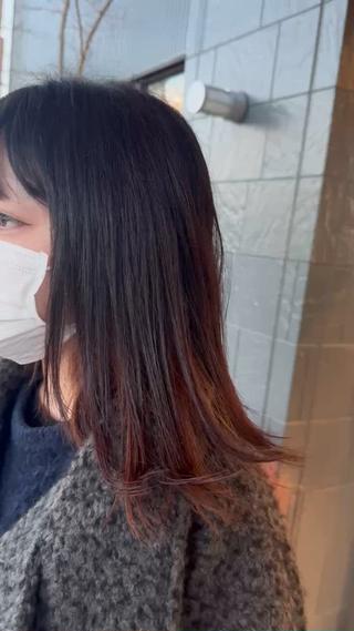 セミロング 今野 優のヘアスタイル