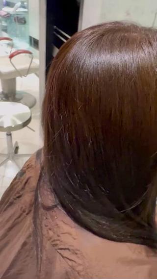 ロング カラー 今野 優のヘアスタイル
