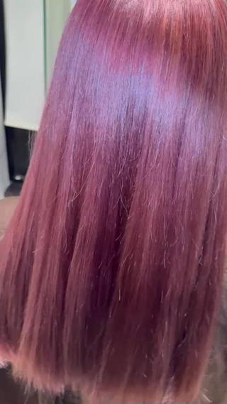 ロング カラー 今野 優のヘアスタイル