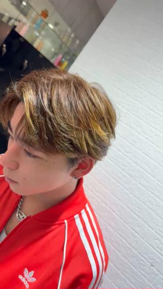 カラー メンズ 今野 優のヘアスタイル